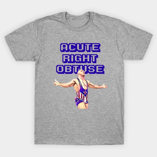 Acute, Right, Obtuse T-Shirt by awesomeniemeier